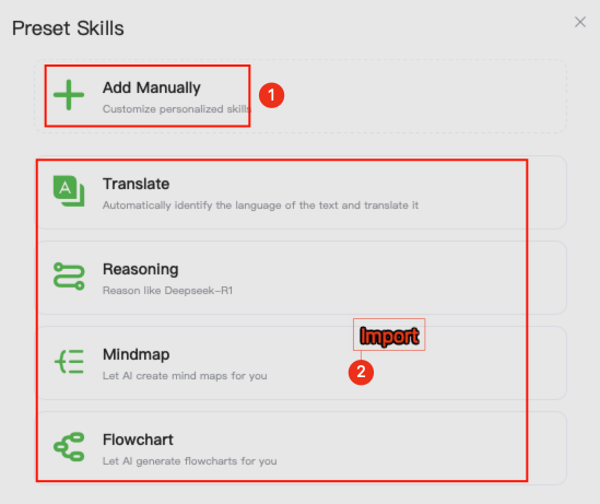 Import Skill